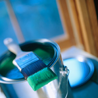 blue paint interior decorating services